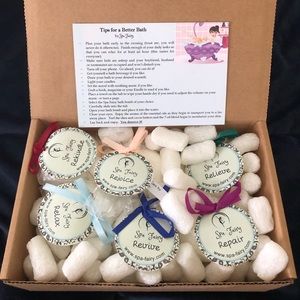 6 Spa fairy bath bombs.